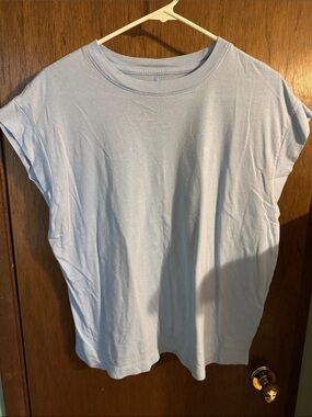 a new day Light Blue Crewneck Short Sleeve Tee